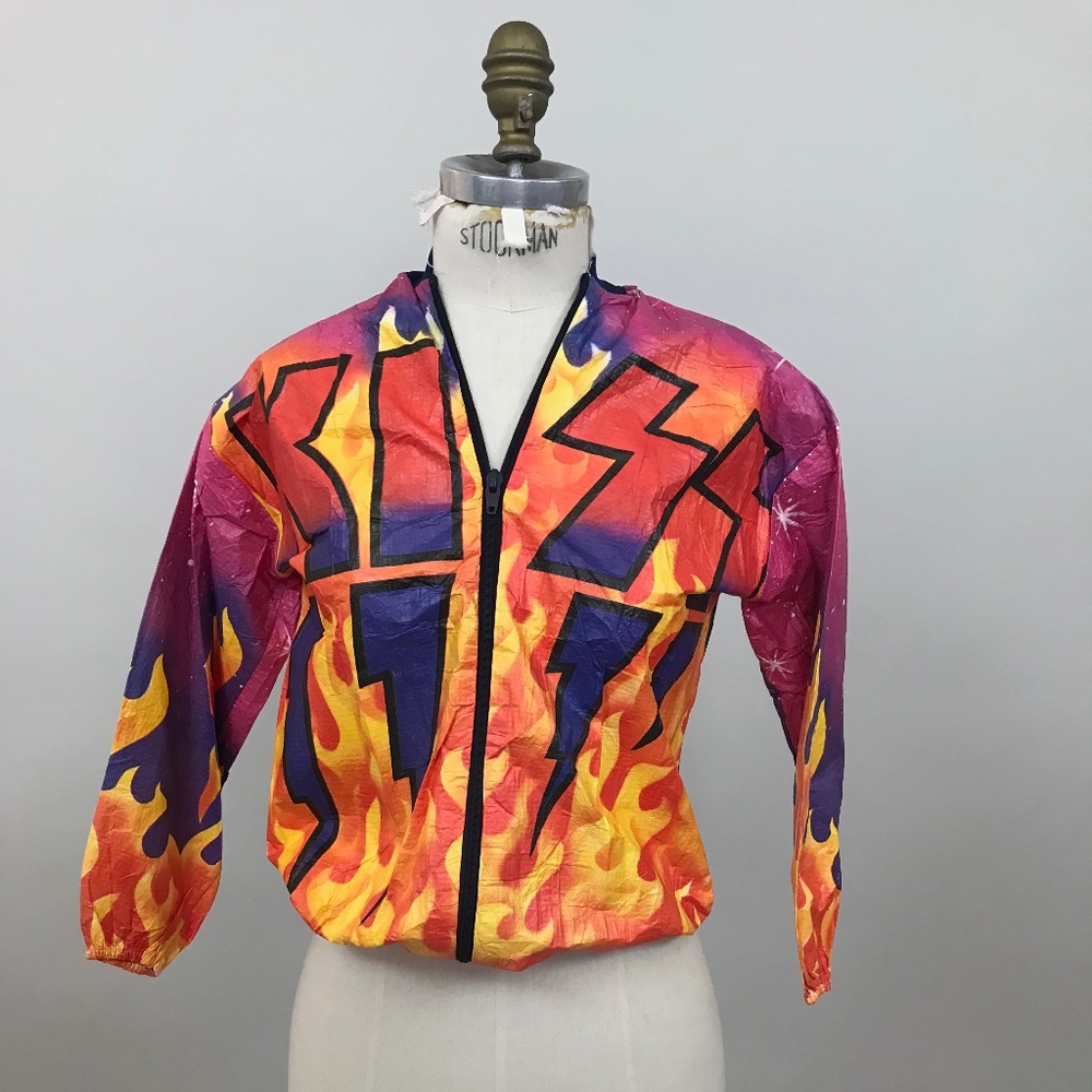 1980's paper Kiss Bomber jacket XS